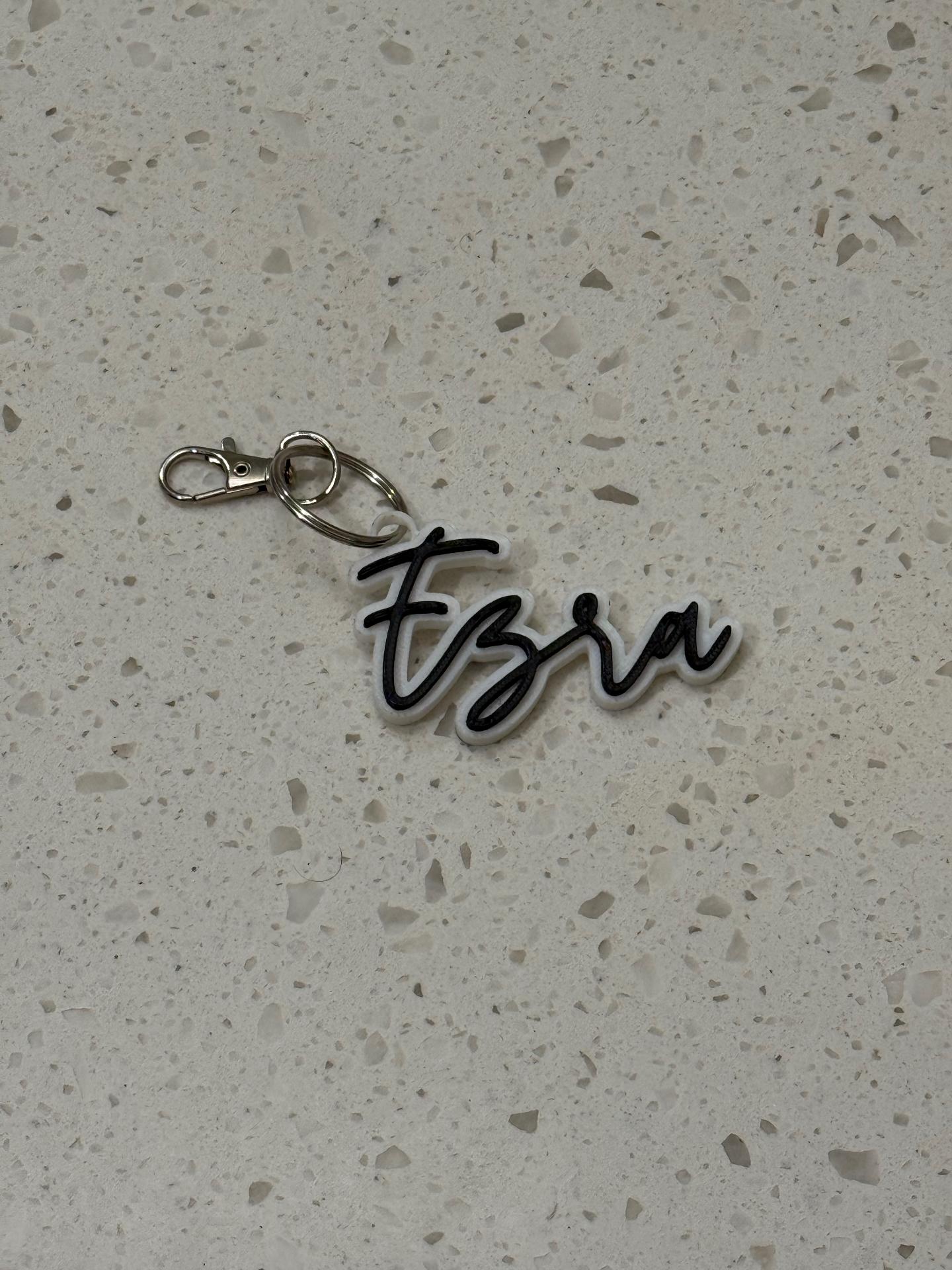 Keychain Cursive EZlabstudio